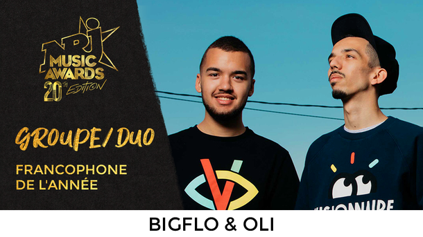 Bigflo & Oli est le «Duo Francophone de l'Année»