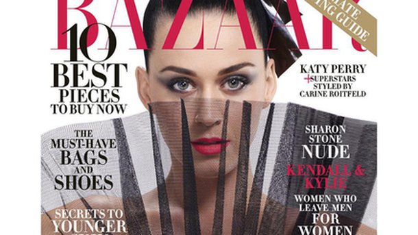 Katy Perry en couverture du Harper's Bazaar!