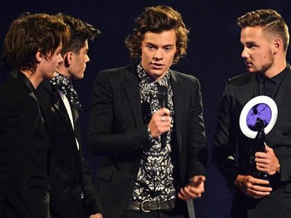 Les One Direction lors des Brit Awards