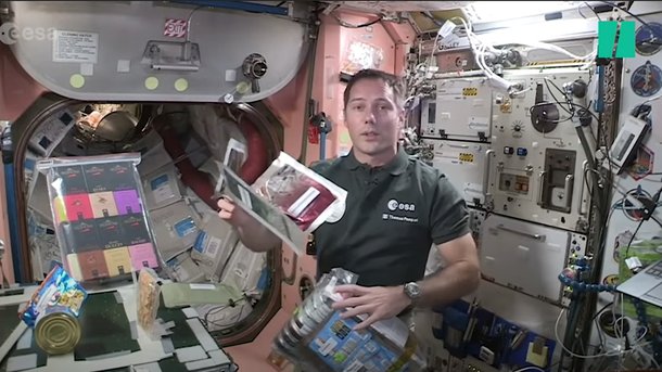 Les infos du Réveil Chérie : Thomas Pesquet dévoile son garde-manger dans l'ISS