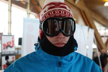 CAUET et l'équipe à Tignes