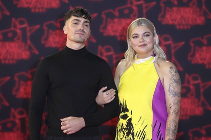 Louane et son compagnon Florian Rossi - NRJ Music Awards 2021