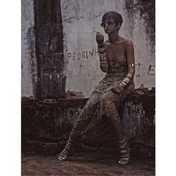 Behind The Scenes: Photos from RiRi's Vogue Brasil 
