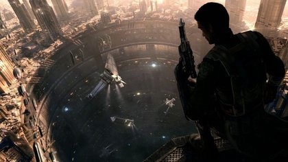 Un fond d'écran du regretté Star Wars 1313, pourtant très intrigant.