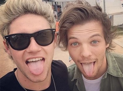 Niall Horan et Louis Tomlinson