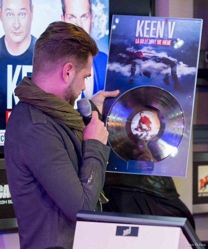 Lundi 8 Février Keen'V - C Cauet sur NRJ