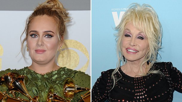 Adele se déguise en Dolly Parton