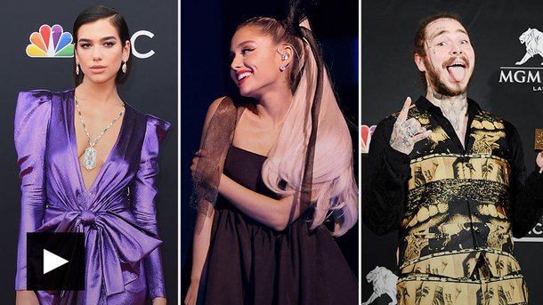 Dua Lipa, Ariana Grande, Post Malone… : les coulisses des Billboard Music Awards en vidéo