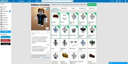 L'outil de création de personnages est très complet