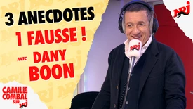 Dany Boon joue à “2 vérités, 1 mytho” chez Camille Combal sur NRJ
