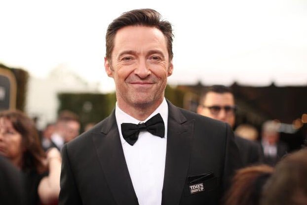 Hugh Jackman, lors de la 75e cérémonies des Golden Globes ( 2018)