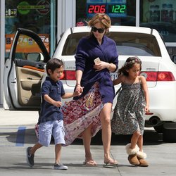 Jennifer Lopez et ses enfants, Max et Emme