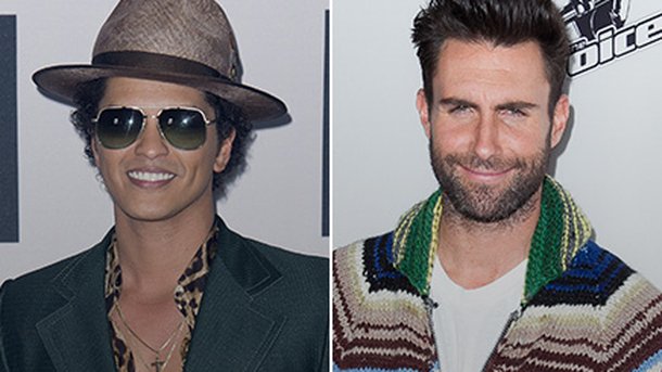 Bruno Mars et Adam Levine : bientôt leur étoile à Hollywood!