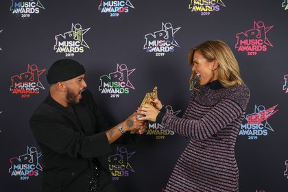 Vitaa et Slimane - Photocall - NRJ Music Awards 2019