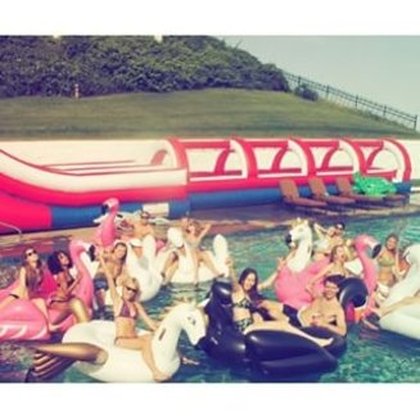 Taylor Swift et ses amies lors de la fête nationales américaine