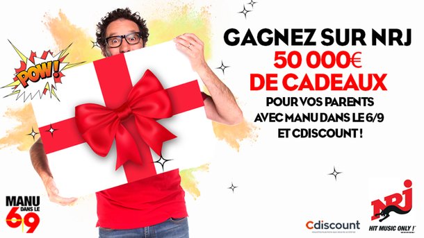 Gagnez 50 000 euros de cadeaux sur NRJ !