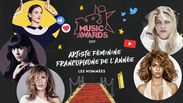 «Artiste Féminine Francophone de l’Année»: qui cartonne sur les réseaux sociaux?