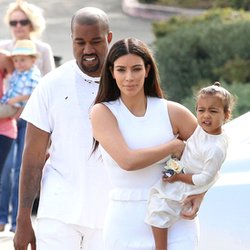 Kanye West, Kim Kardashian et North West