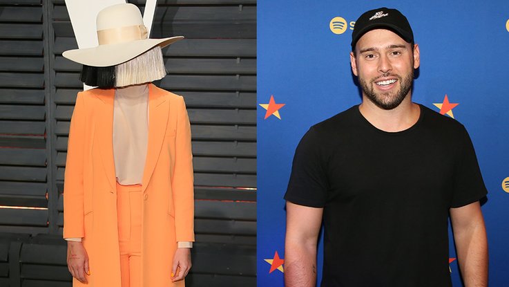 Sia et Scooter Braun