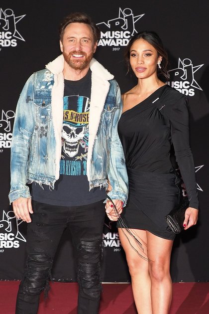 David Guetta et sa petite amie Jessica Ledon - NRJ Music Awards 2017