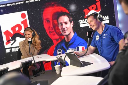 Thomas Pesquet dans l'émission NRJ Radio Stream