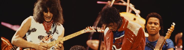 Eddie Van Halen et Michael Jackson, Victory Tour, 1983