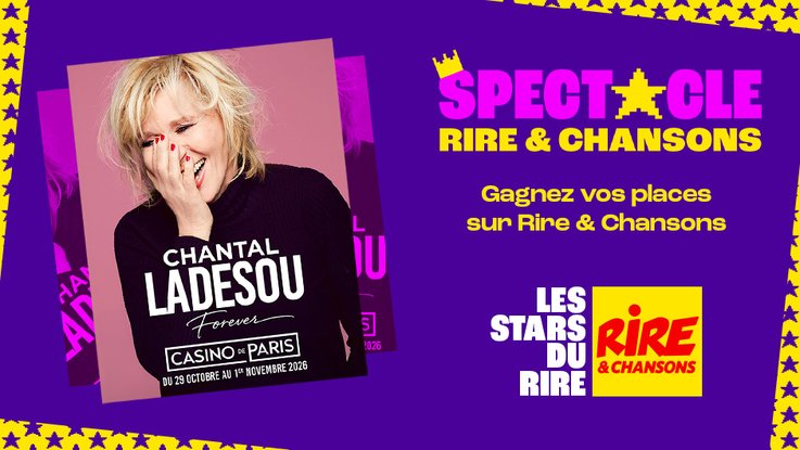 Chantal Ladesou dans son spectacle "Forever" au Casino de Paris