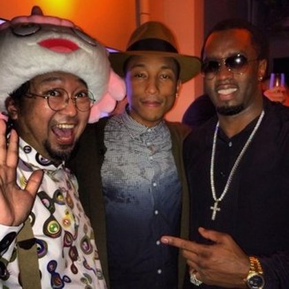 Pharell Williams: Silencio party with @takashipom @iamdiddy