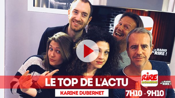 Karine Dubernet - 22 janvier 2018 - Le top de l'actu - vidéo Rire & Chansons