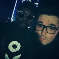 Olympe et Will.i.am en coulisse