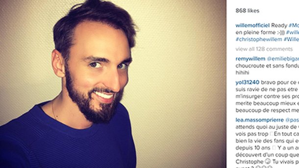 Christophe Willem fête ses 10 ans de carrière