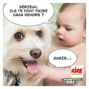 Le bébé et son chien
