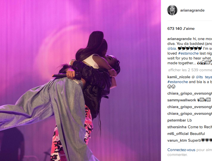 Ariana Grande et Bia