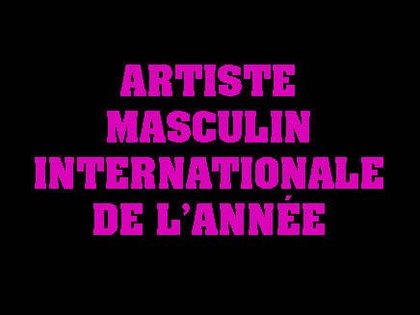 artiste masculin international