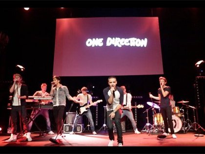 One Direction concert privé