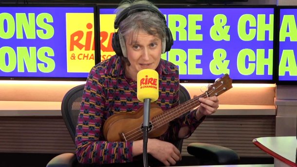 Claire Méchin : sa chanson pour  Mathieu Madénian dans l'Afterwork du rire