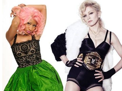 Nicki Minaj et Madonna s'embrassent sur la bouche 