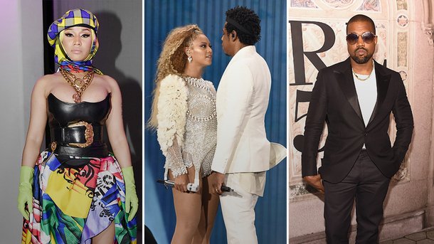 Nicki Minaj, Beyoncé, Jay Z, Kanye West... Ils posent nus pour faire leur promo !