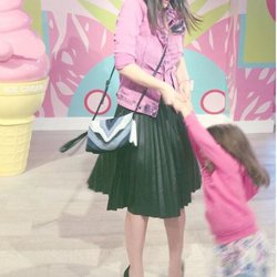 Laura Pausini et sa petite Paula