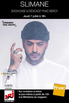 Slimane en showcase à la Fnac