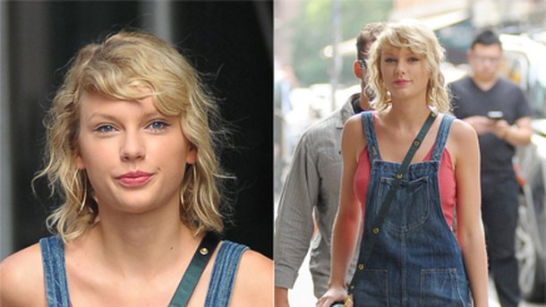 Taylor Swift : cheveux bouclés et salopette pour une balade à New York