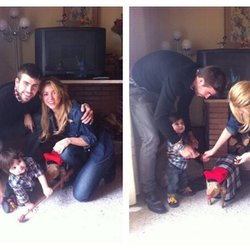 Shakira fête Noël en famille