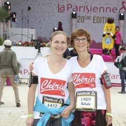 La team Fitnext/Chérie FM lors de la Parisienne