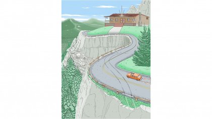Une des superbes illustrations de Pat Hines avec Paint