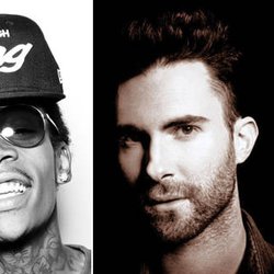 Adam Levine (Maroon 5) en studio avec Wiz Khalifa 