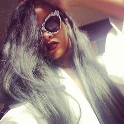 Rihanna : "Nouvelle couleur gris glacé. Appelez-là #Brrr"