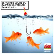 Il y a des jours, où ça paye de fermer sa gueule ...