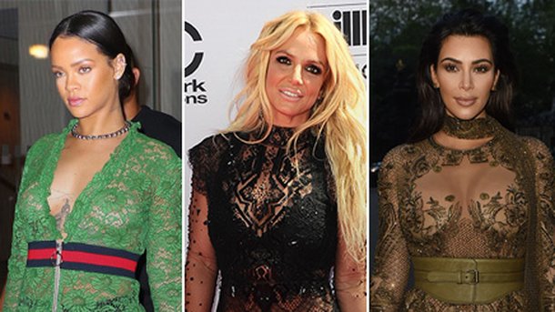 Rihanna, Britney, Kim : qui porte le mieux la robe transparente?
