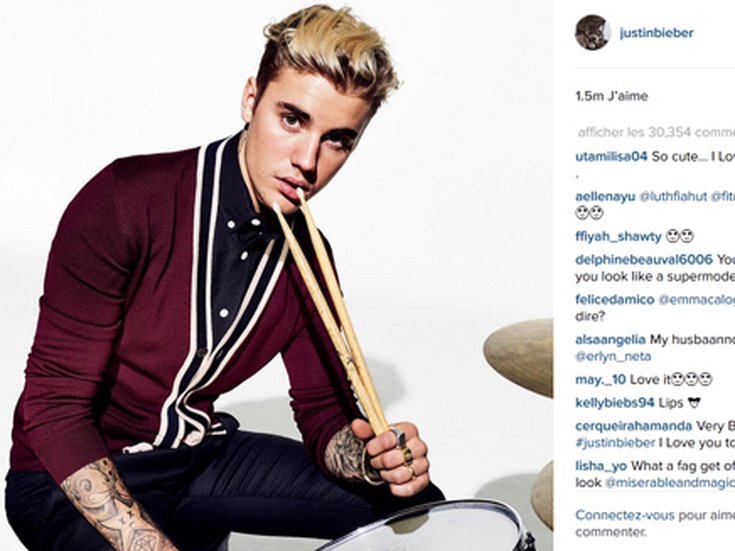 Justin Bieber pour GQ