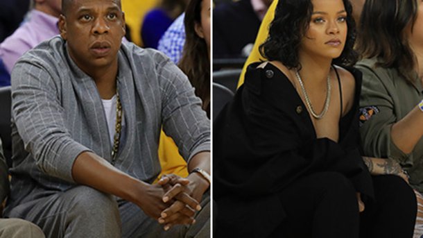 Rihanna et Jay Z : au premier rang pour la finale de la NBA
